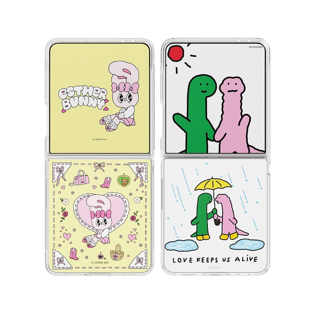 【Samsung 三星】Galaxy Z Flip7 原廠主題式感應保護殼 -附感應卡(Esther/Joguman)