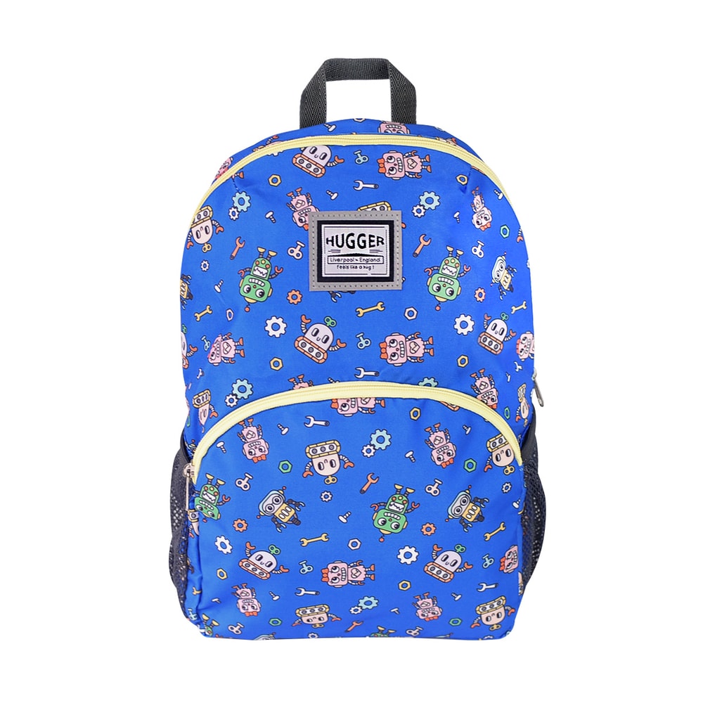 【HUGGER】兒童背包 機器人 (A4尺寸/幼兒園/小學書包/小孩輕量/休閒童趣/防潑水/減壓肩帶/才藝/上學/後背)