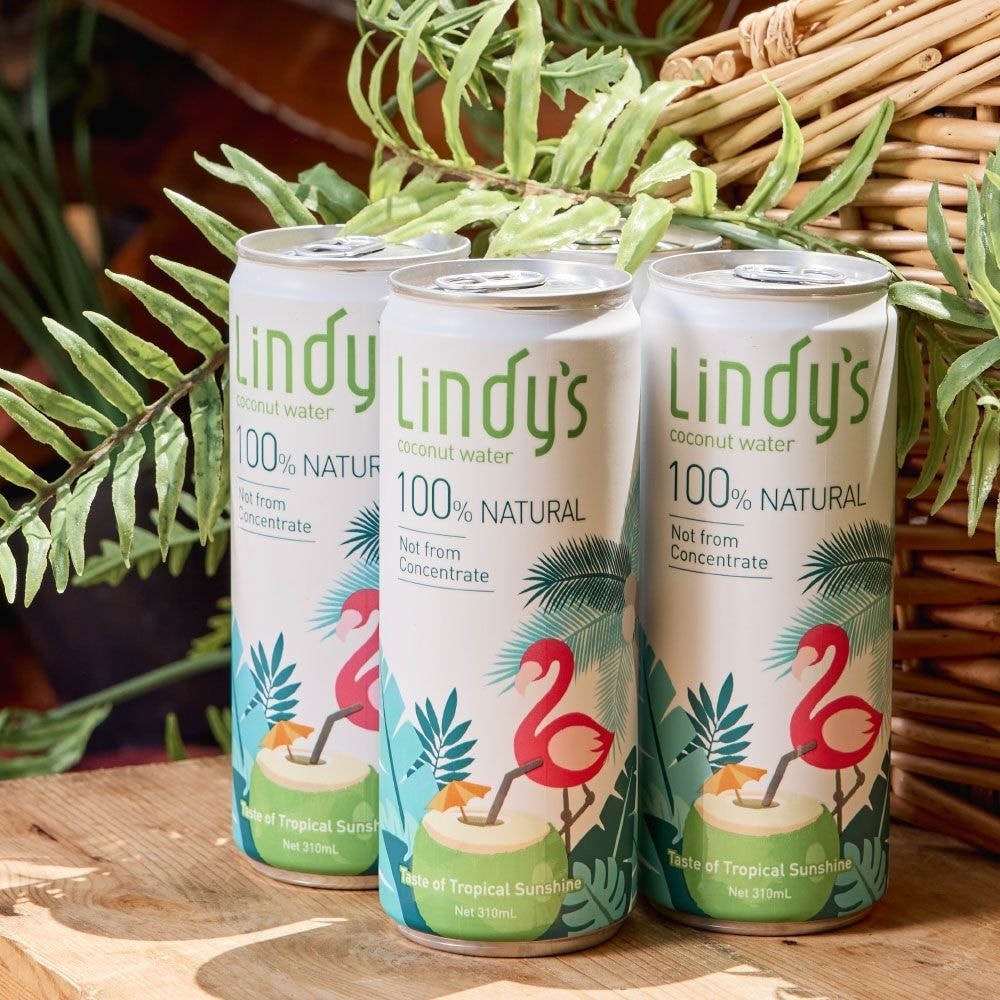 【永豐餘生技】Lindy's 100%椰子水 310ml*6入/組