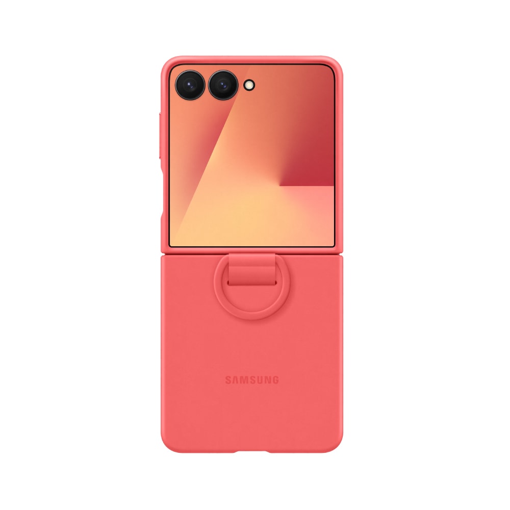 【Samsung 三星】Galaxy Z Flip7 原廠矽膠薄型保護殼 - 附指環扣 (EF-PF766)