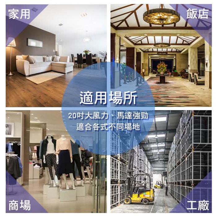 【小太陽】20吋強力渦流循環扇TF-208C