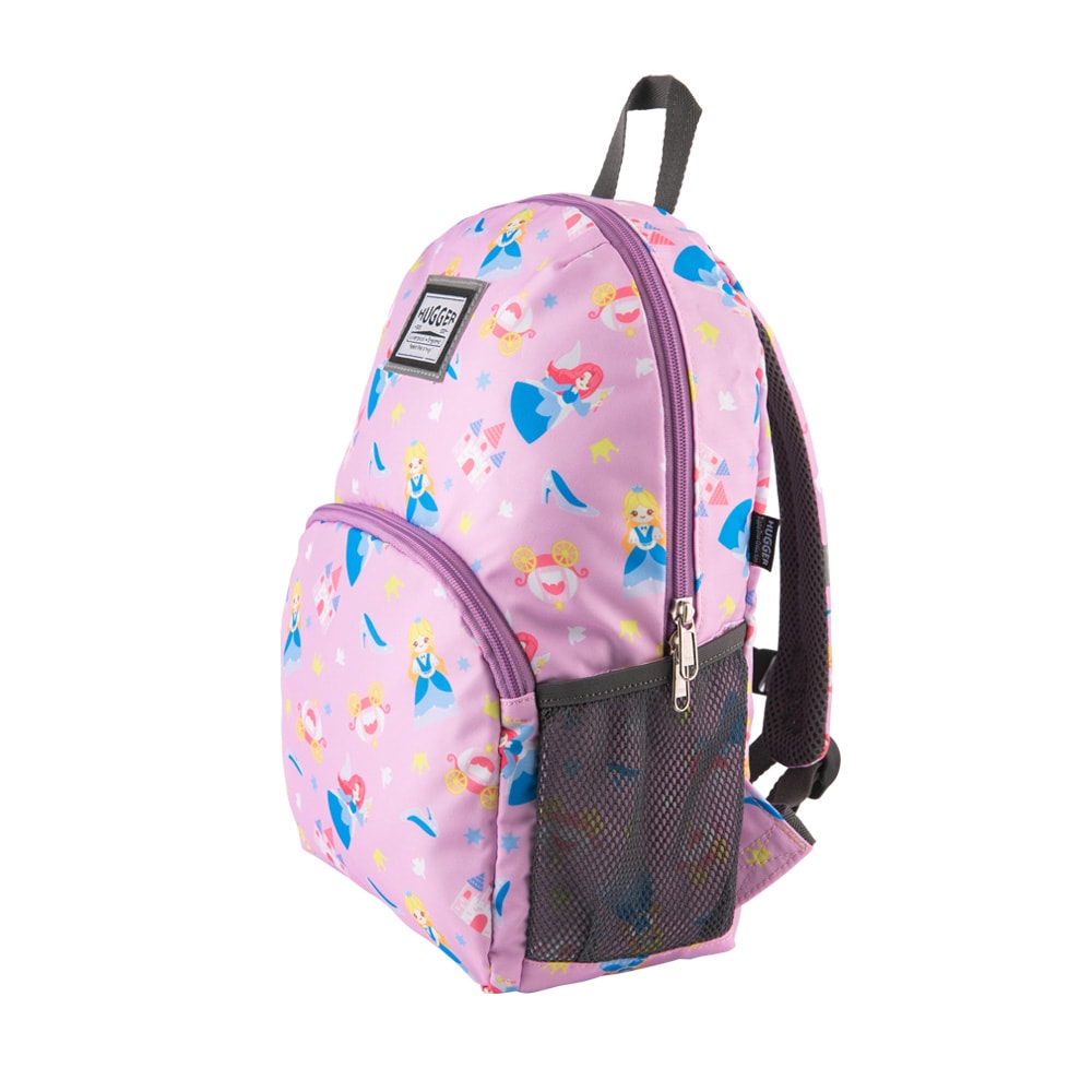 【HUGGER】兒童背包 亮麗公主 (A4尺寸/幼兒園/小學書包/小孩輕量/休閒童趣/防潑水/減壓肩帶/才藝/上學/後背)