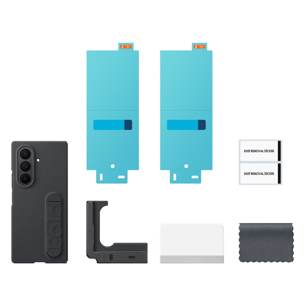 【Samsung 三星】Galaxy Z Fold7 原廠矽膠薄型保護殼 - 附支架/保貼 (EF-MF966)