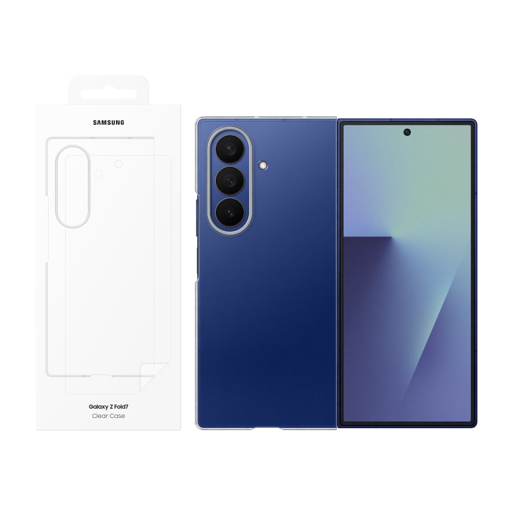 【Samsung 三星】Galaxy Z Fold7 原廠透明保護殼 -附保貼 (EF-AF966)