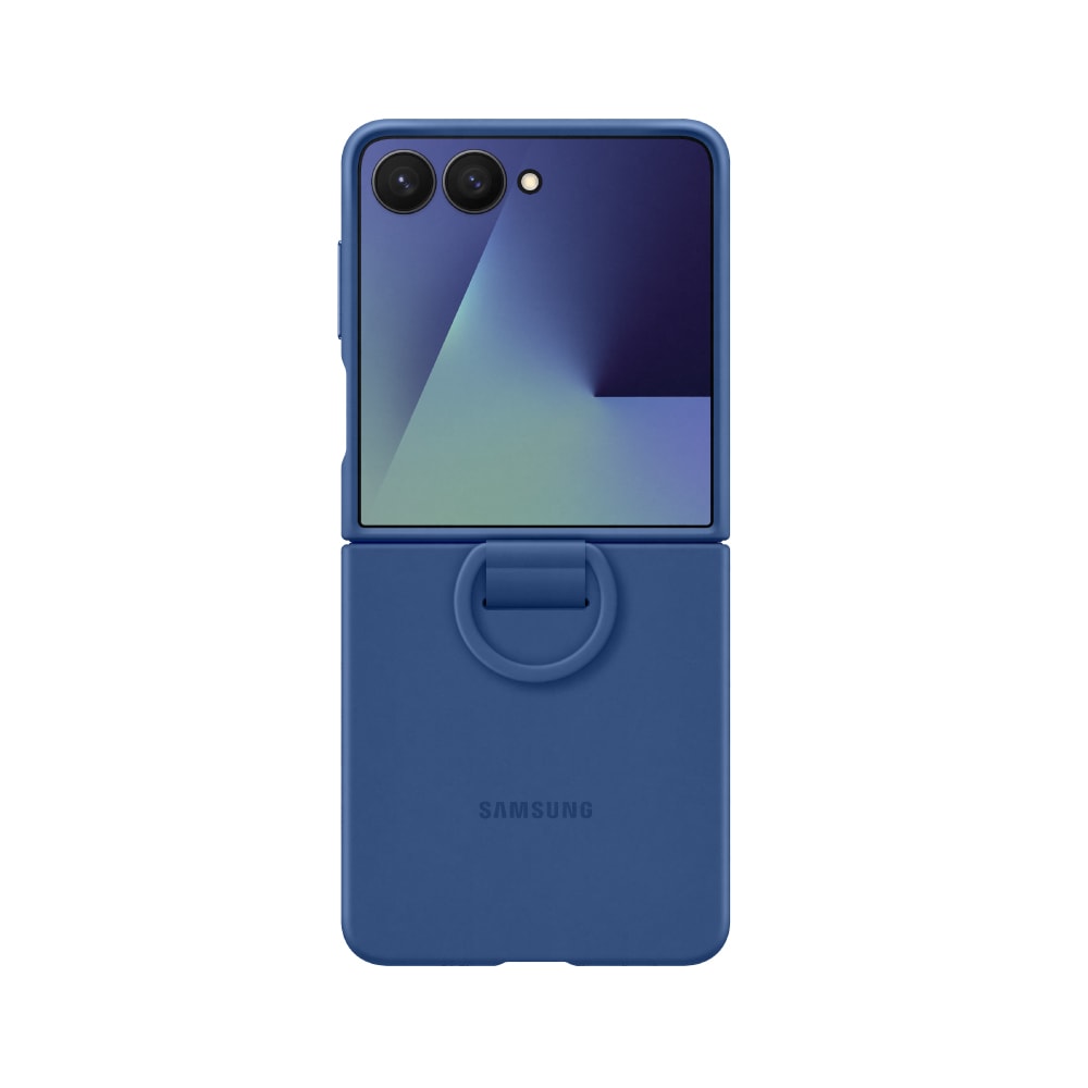 【Samsung 三星】Galaxy Z Flip7 原廠矽膠薄型保護殼 - 附指環扣 (EF-PF766)