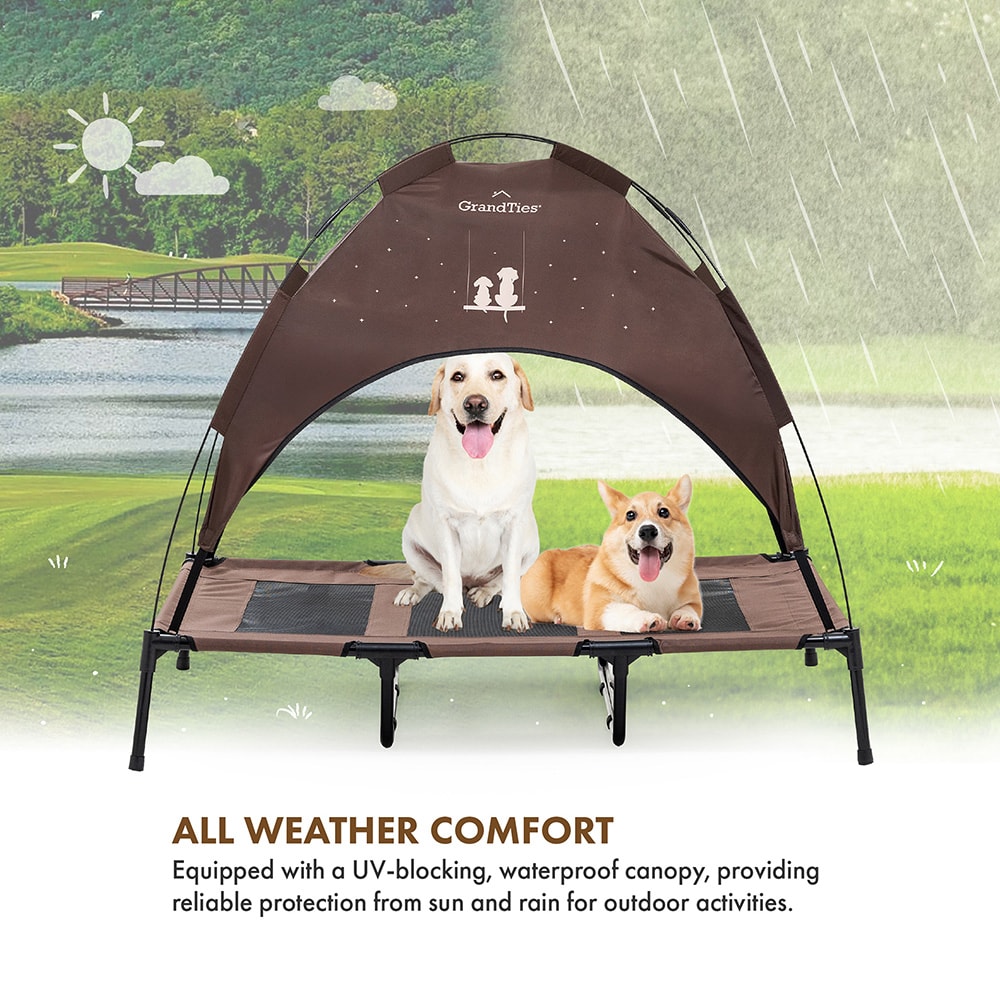 【GrandTies】抗UV高質感寵物帳篷床(GT603030402-423-424)免工具/戶外/家用