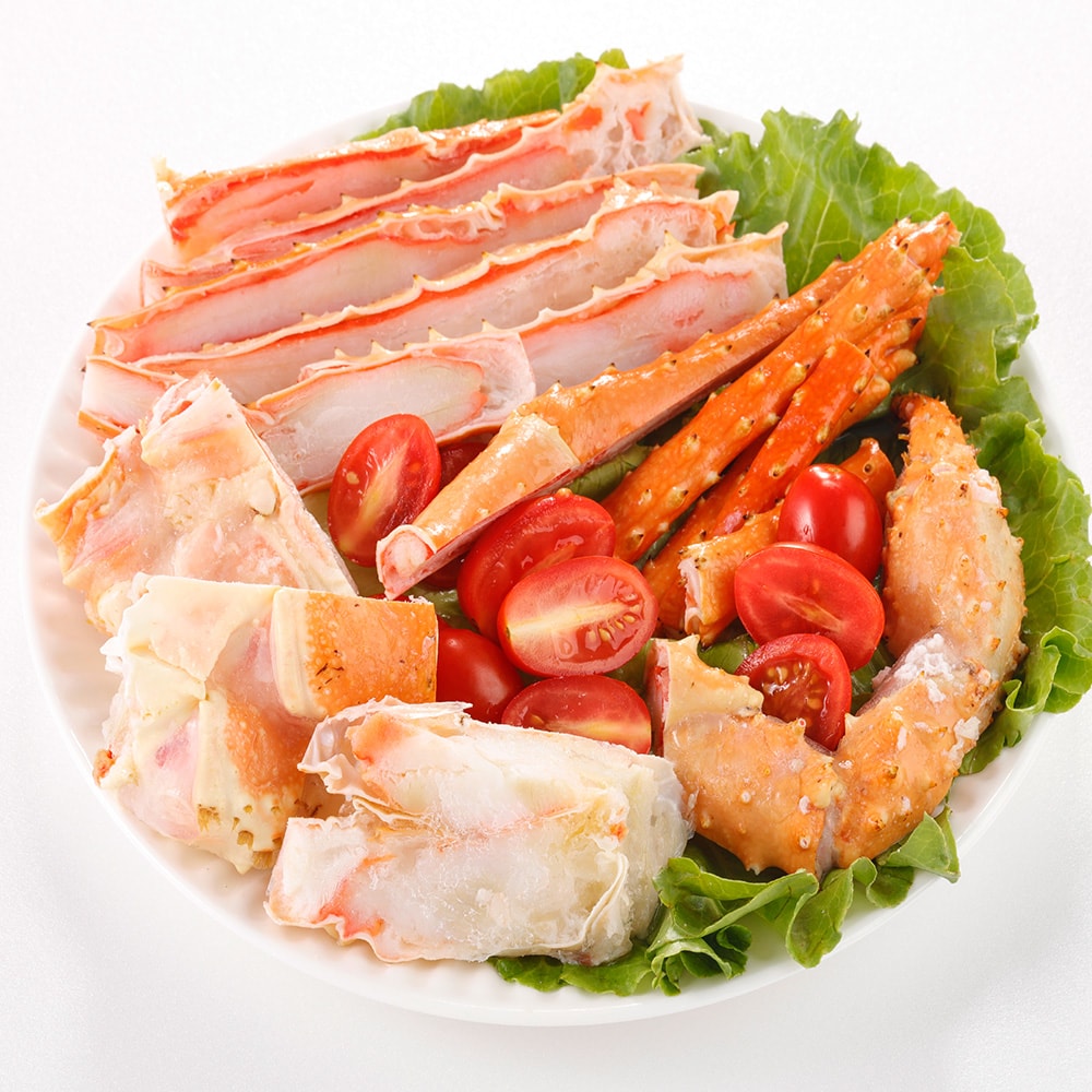 【華得水產】智利熟凍帝王蟹切盤2盒(500g/盒)