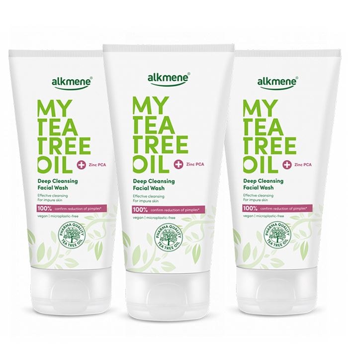 【alkmene 歐珂蔓】我的茶樹精油深層淨化潔顏露150ml(軟管)[超值3入]