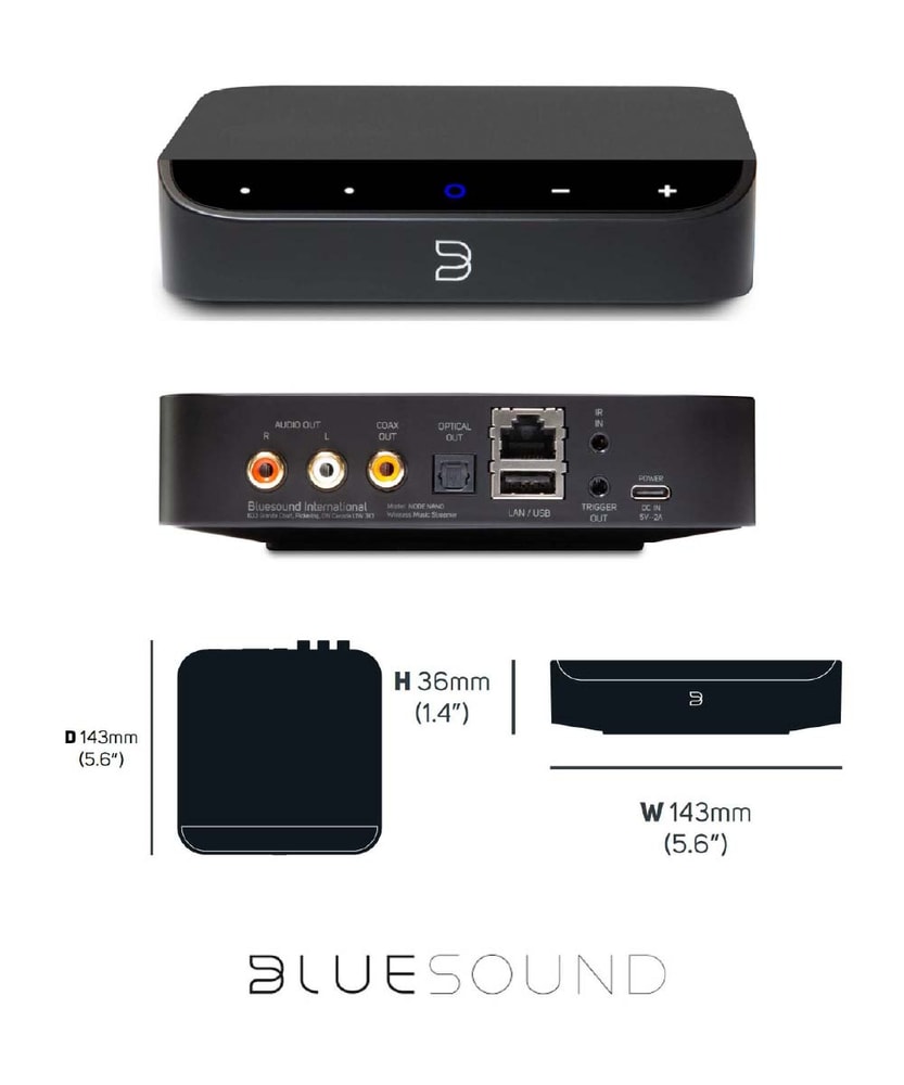 【Bluesound】NODE NANO + R-40PM 入門高質音串流播組