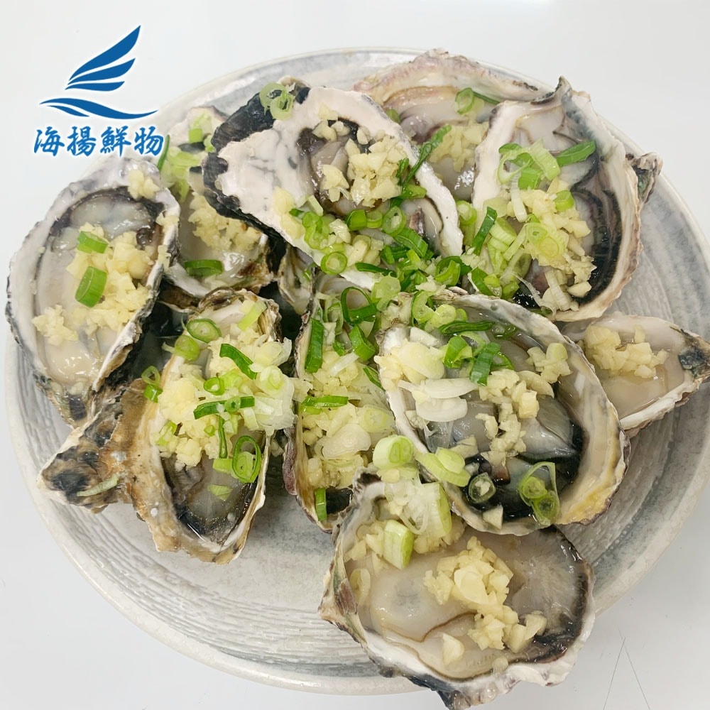 【海揚鮮物】半殼生蠔L5盒組(250g/6顆入)