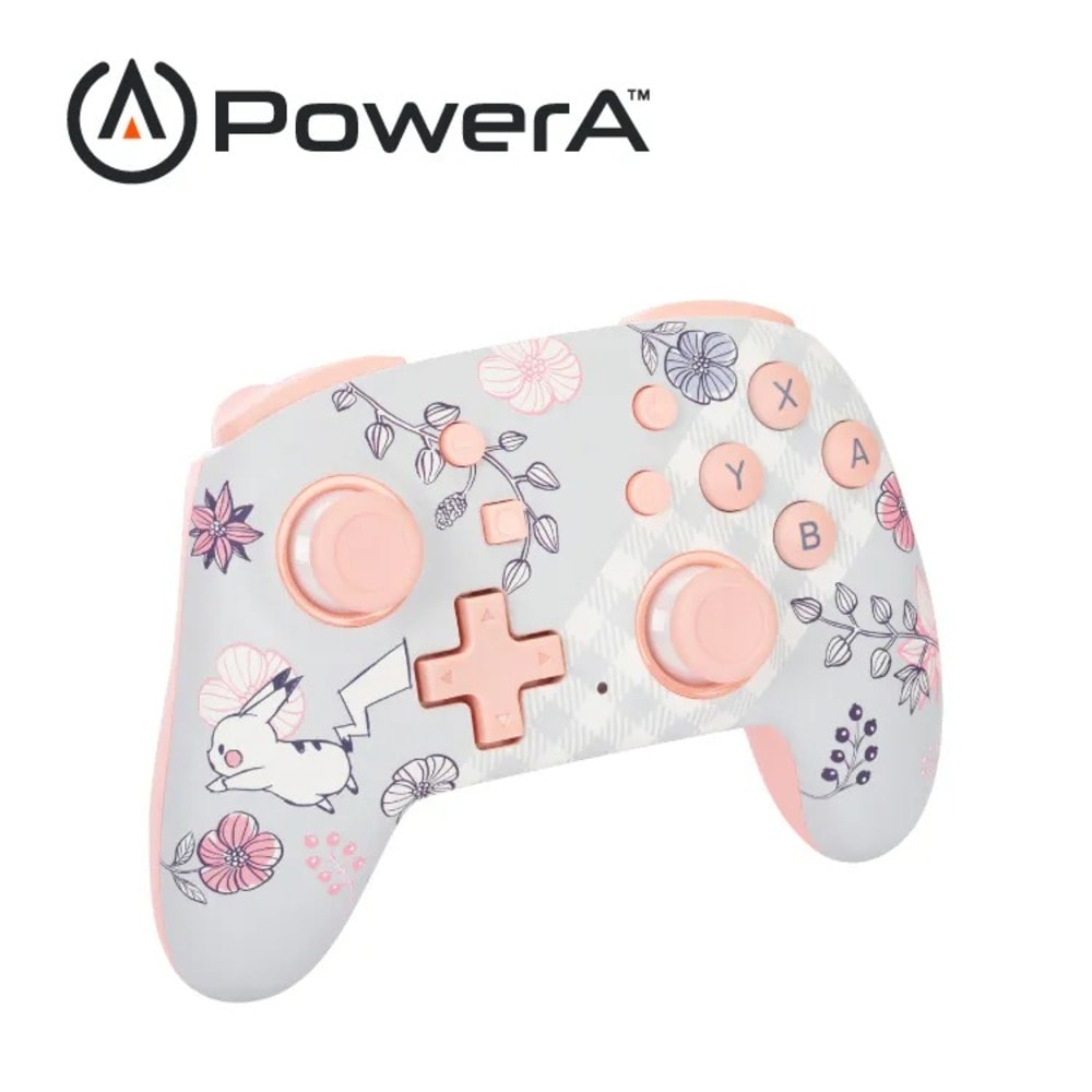 【PowerA】增強款藍芽5.0無線遊戲手把限量款 NSGP0267-01 Nano皮卡丘花園(任天堂官方授權)