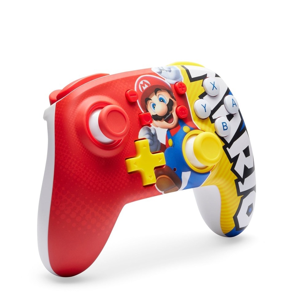 【PowerA】任天堂官方授權_增強款無線遊戲手把(NSGP0295-01)-Nano瑪利歐勝利時刻