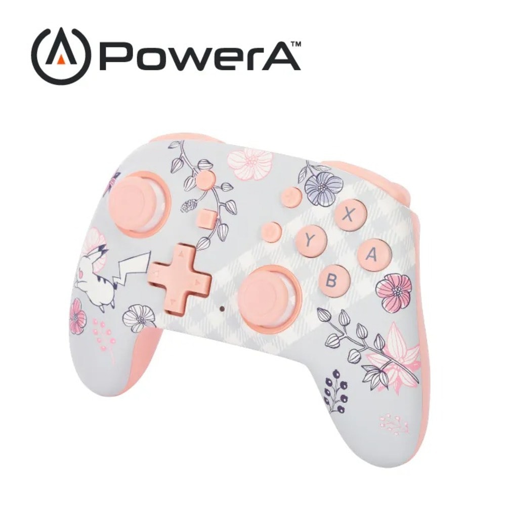 【PowerA】增強款藍芽5.0無線遊戲手把限量款 NSGP0267-01 Nano皮卡丘花園(任天堂官方授權)