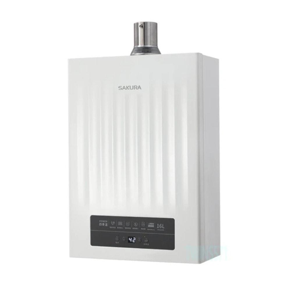 【SAKURA 櫻花】DH1635H 16L POWER四季溫智能恆溫熱水器