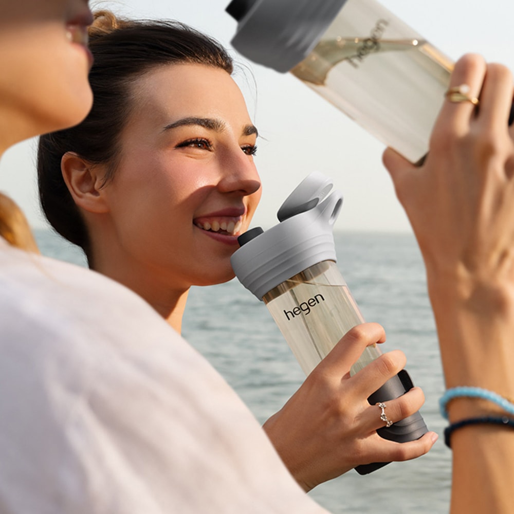 【hegen】【hegen】Lifestyle｜PPSU 隨行輕量水瓶 450ml - 巴黎灰