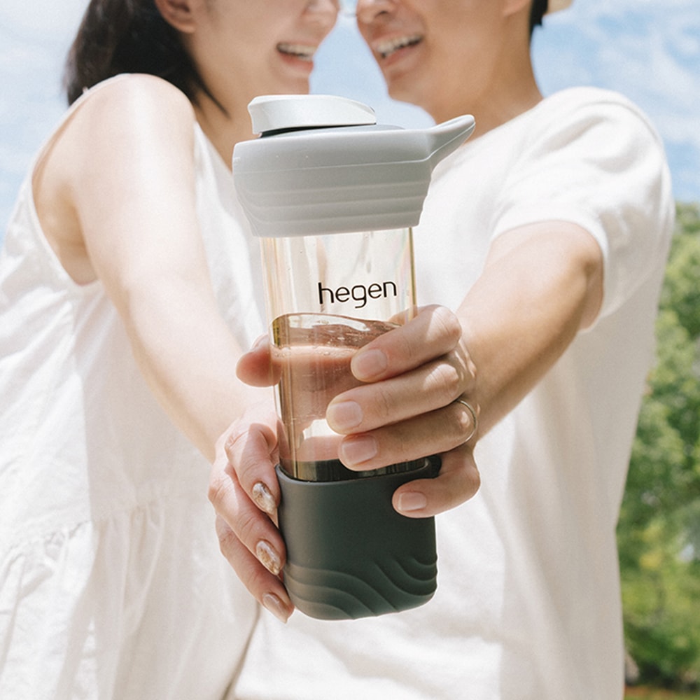 【hegen】【hegen】Lifestyle｜PPSU 隨行輕量水瓶 450ml - 巴黎灰
