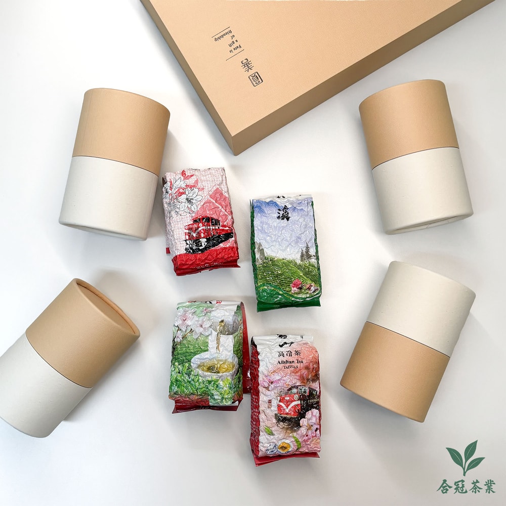 【合冠茶業】台灣產 極上四季春茶葉禮盒 150g 4入組