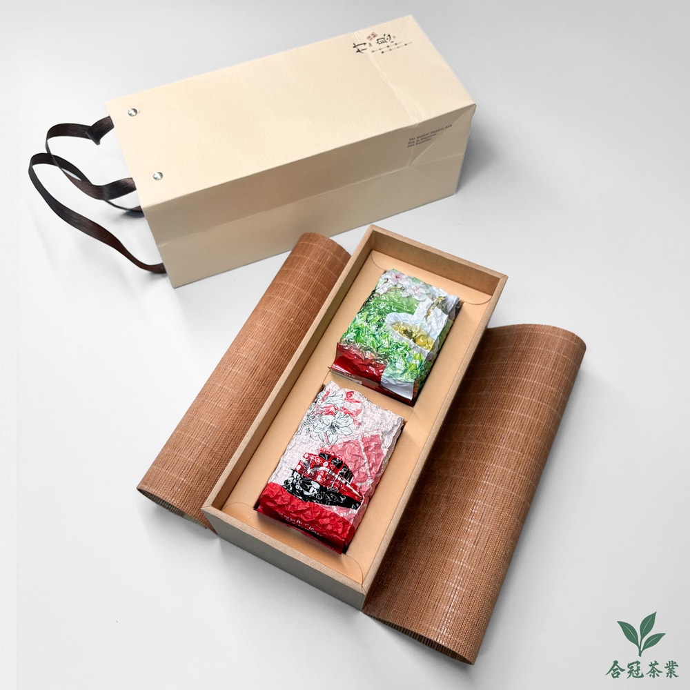 【合冠茶業】台灣產 極上四季春茶葉禮盒 150g 2入組