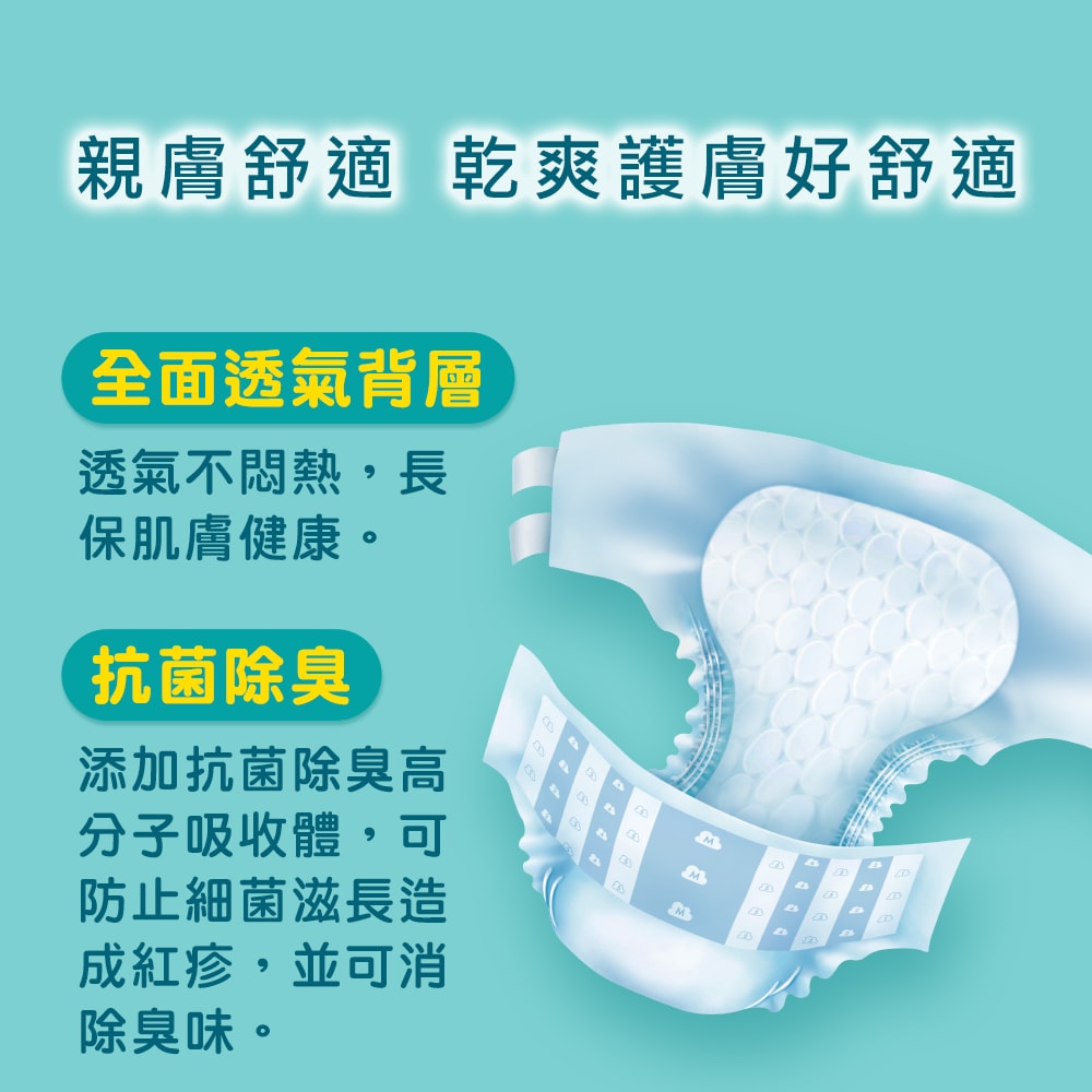 【包大人】親膚舒適成人紙尿褲M/L-XL(6包/箱購,黏貼型)