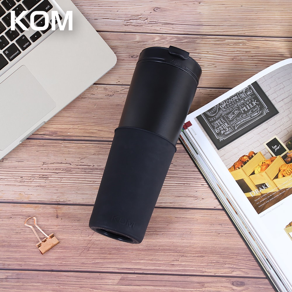 【KOM】直飲兩用水水隨身保溫杯750ml(砂光)-顏色可選