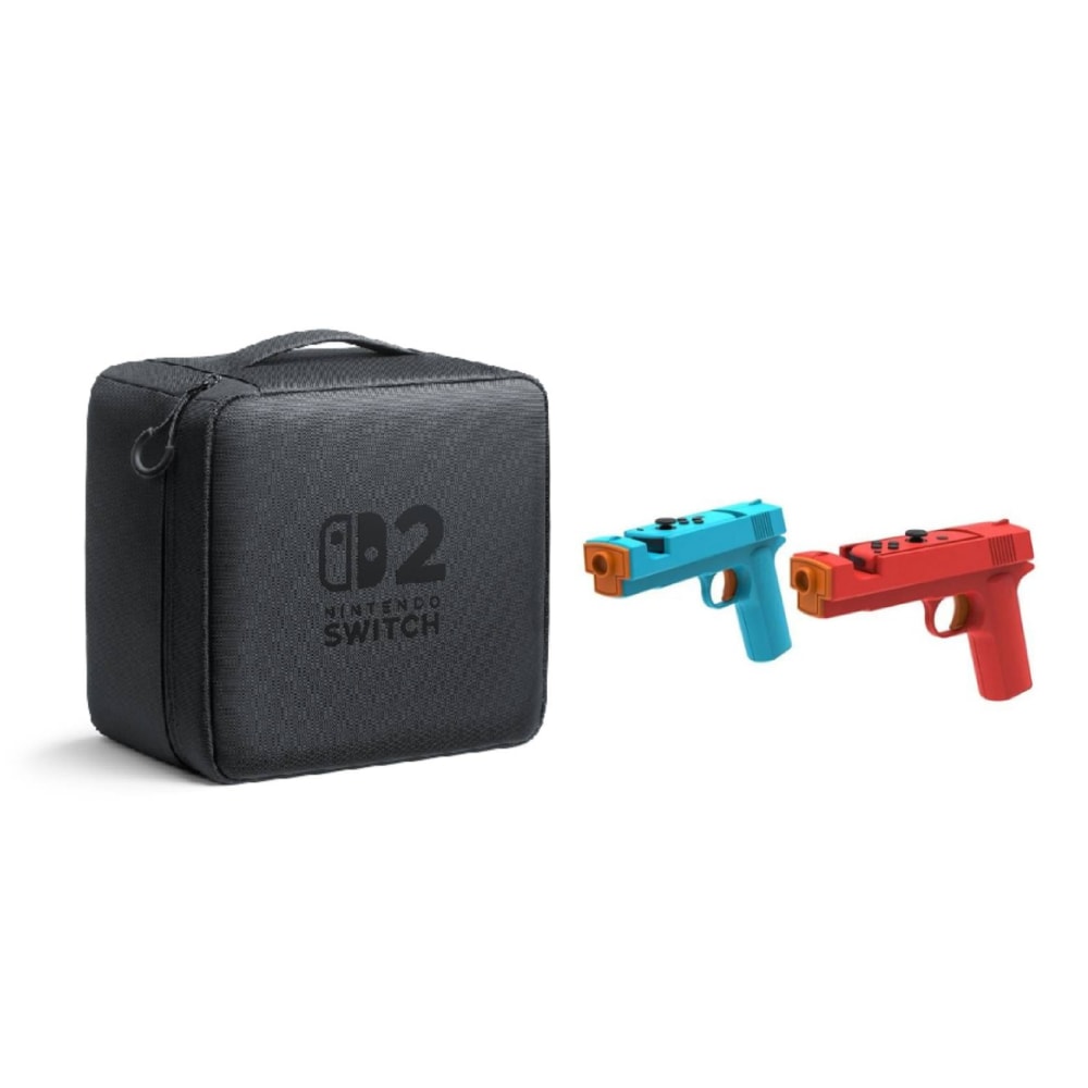 【Nintendo 任天堂】任天堂 Switch 2 全套收納包 台灣公司貨+NS2 精選配件 3選一