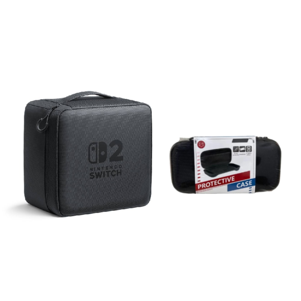 【Nintendo 任天堂】任天堂 Switch 2 全套收納包 台灣公司貨+NS2 精選配件 3選一