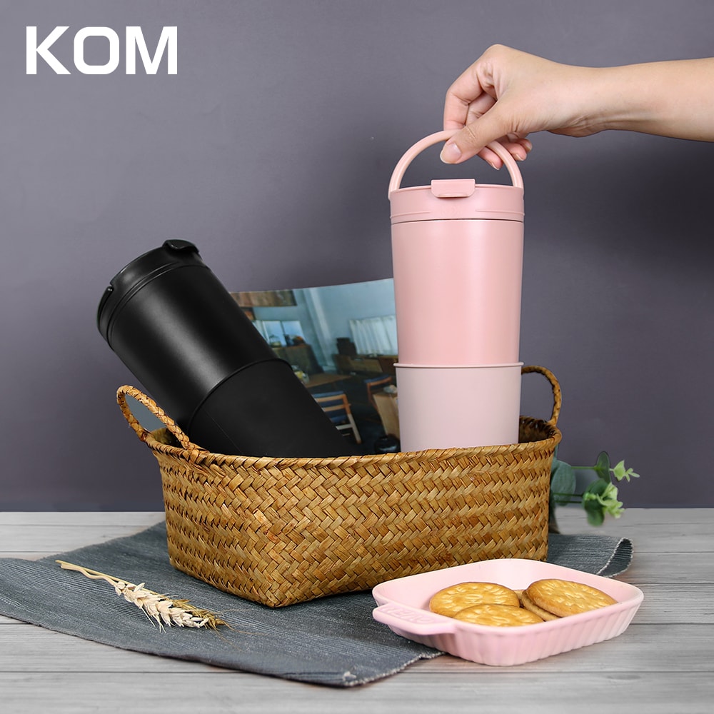 【KOM】直飲兩用水水隨身保溫杯750ml(砂光)-顏色可選