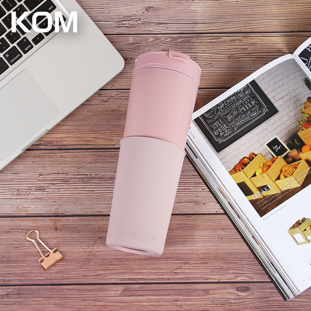 【KOM】直飲兩用水水隨身保溫杯750ml(砂光)-顏色可選