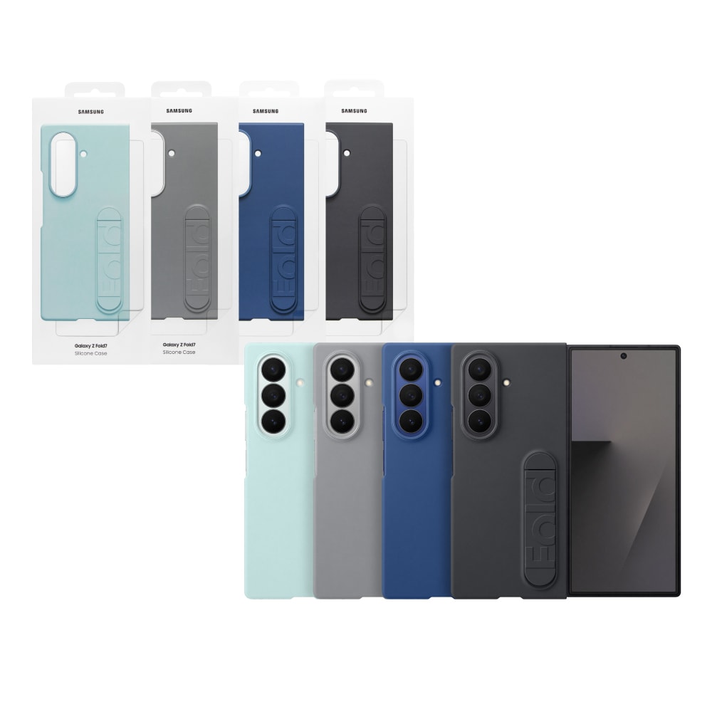 【Samsung 三星】Galaxy Z Fold7 原廠矽膠薄型保護殼 - 附支架/保貼 (EF-MF966)