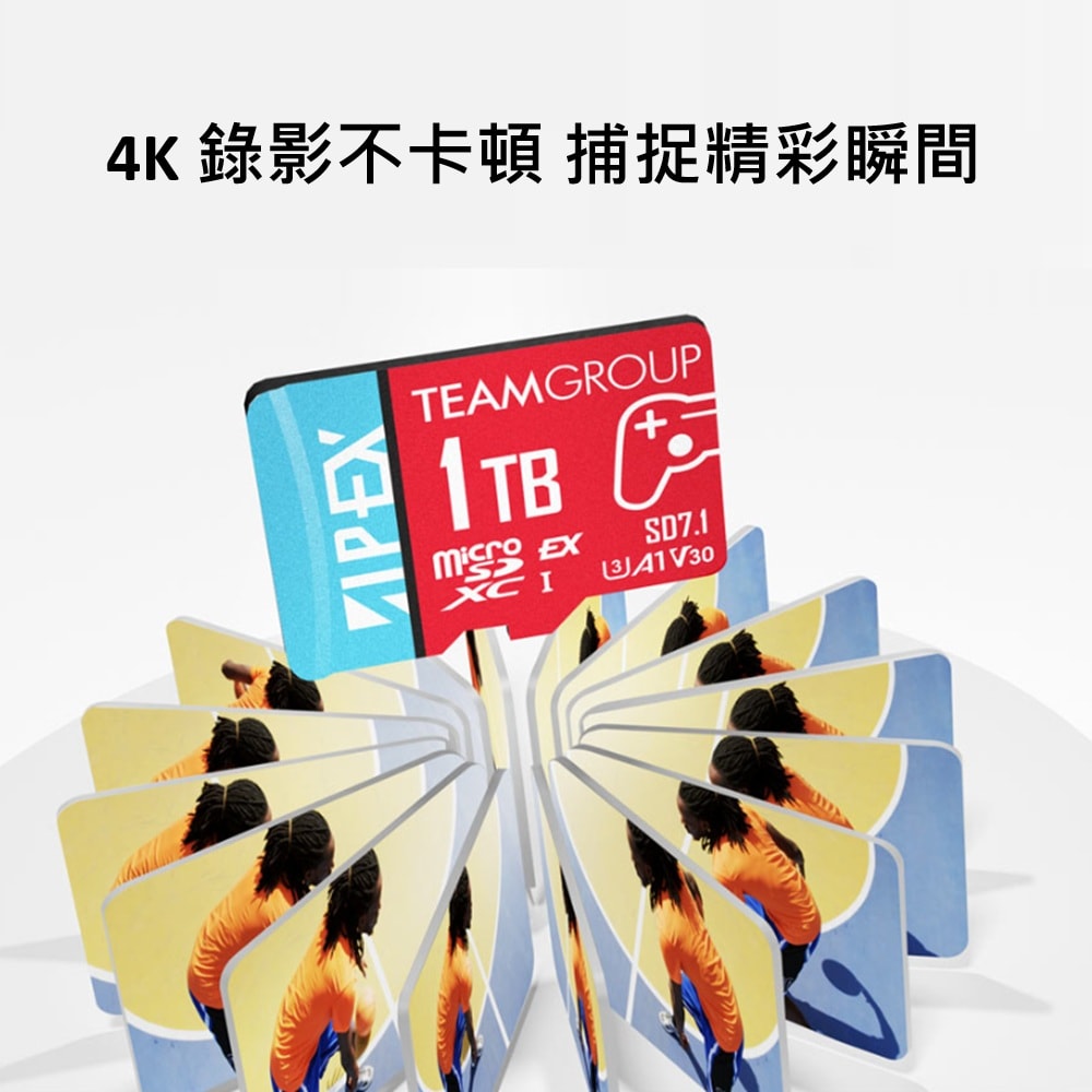 【Team 十銓】NS2主機專用 Team 十銓 APEX SD7.1 MicroSD Express 1TB記憶卡