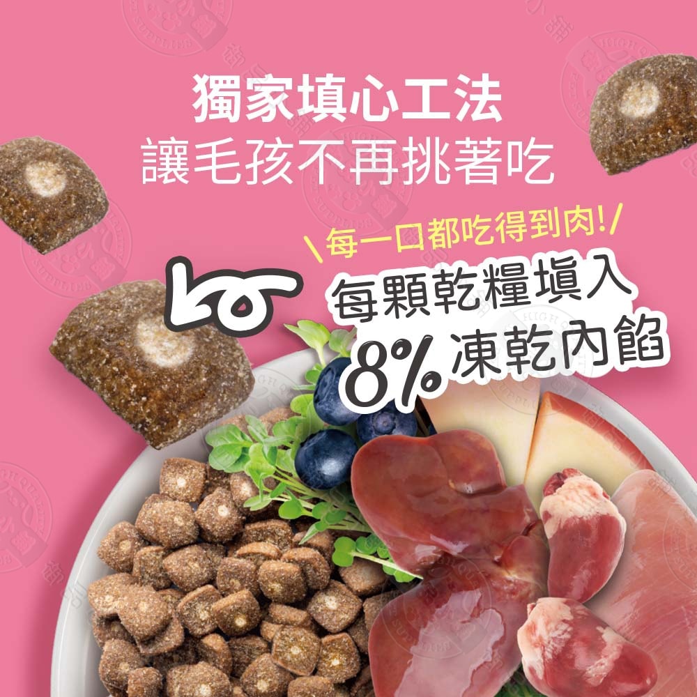 【耐吉斯】P系列 P21凍乾填心雞肉餐-全齡犬 9.5磅 凍乾飼料 專利益生菌 幫助腸胃