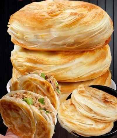 【愛尚好味】任-肉夾饃餅(全素)-425g-5入-包 (1包)