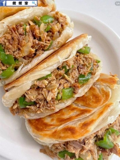 【愛尚好味】任-肉夾饃餅(全素)-425g-5入-包 (1包)