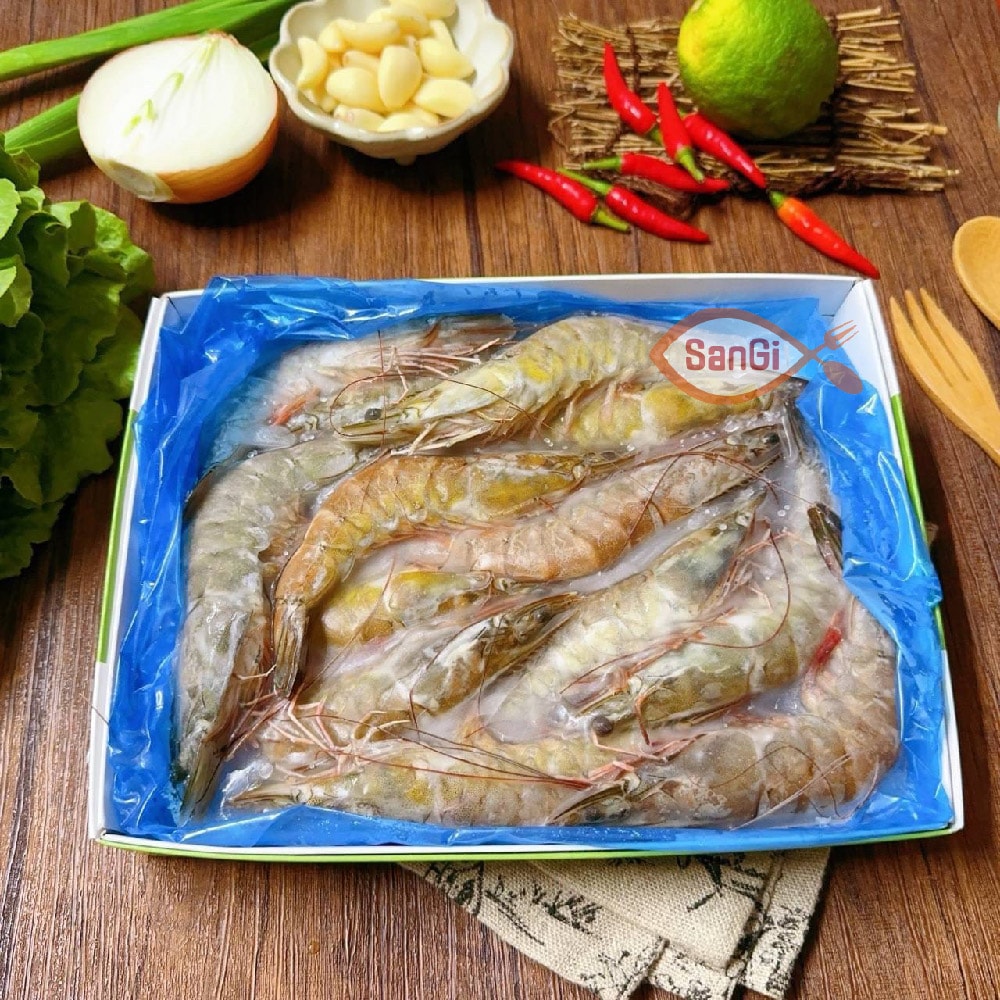 【賣魚的家】泰樂白蝦 (800g±10%盒)  共3盒組