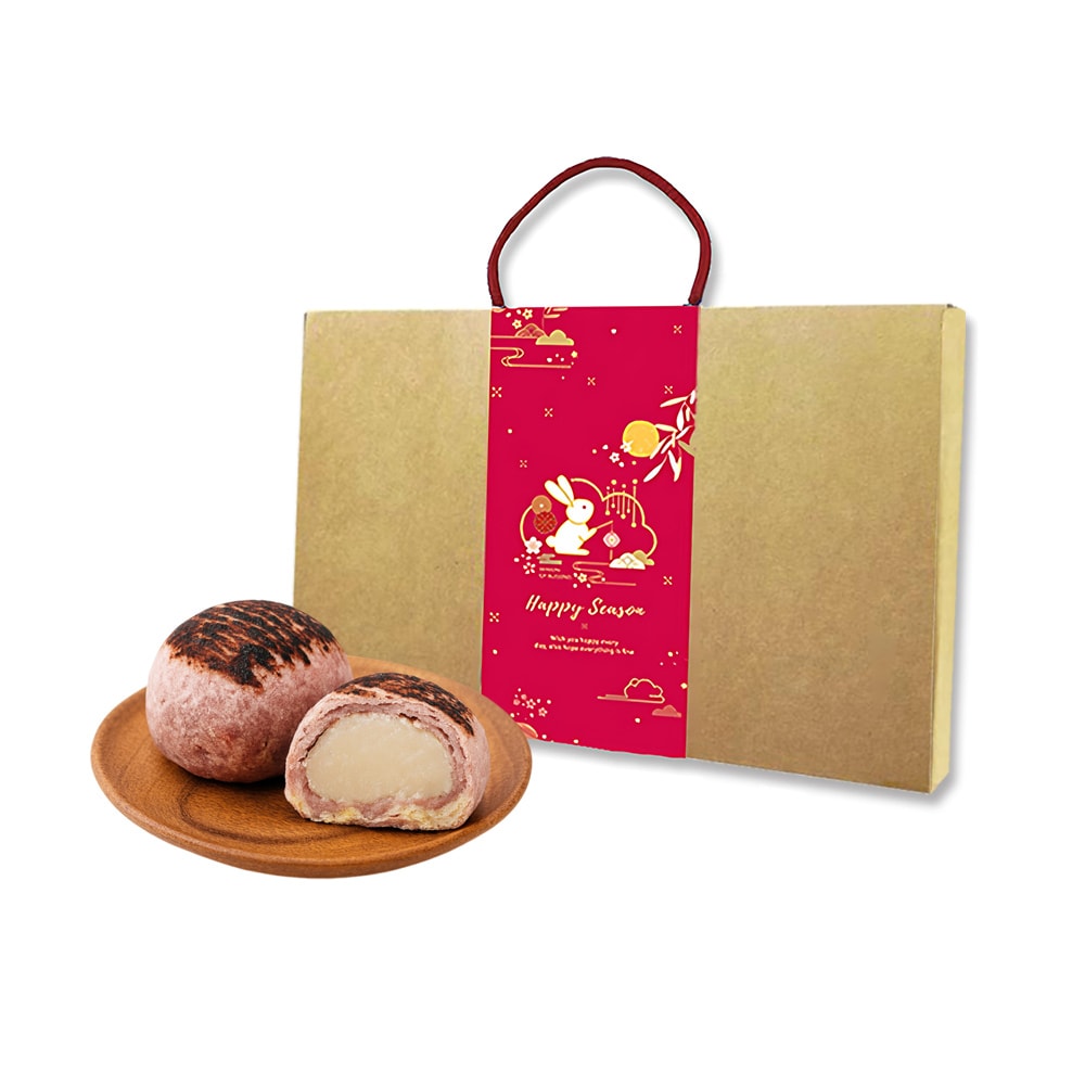 【樂活e棧】芋見幸福芋泥酥禮盒12入x2盒(蛋奶素 芋頭酥 月餅 手作)(7個工作天出貨)