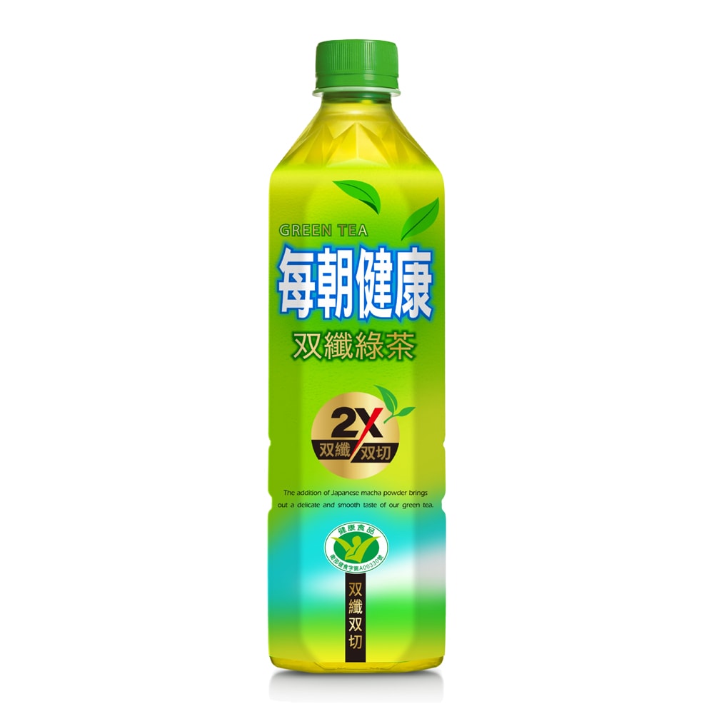 【每朝健康】雙纖綠茶650ml(24入/箱)(新舊版出貨)