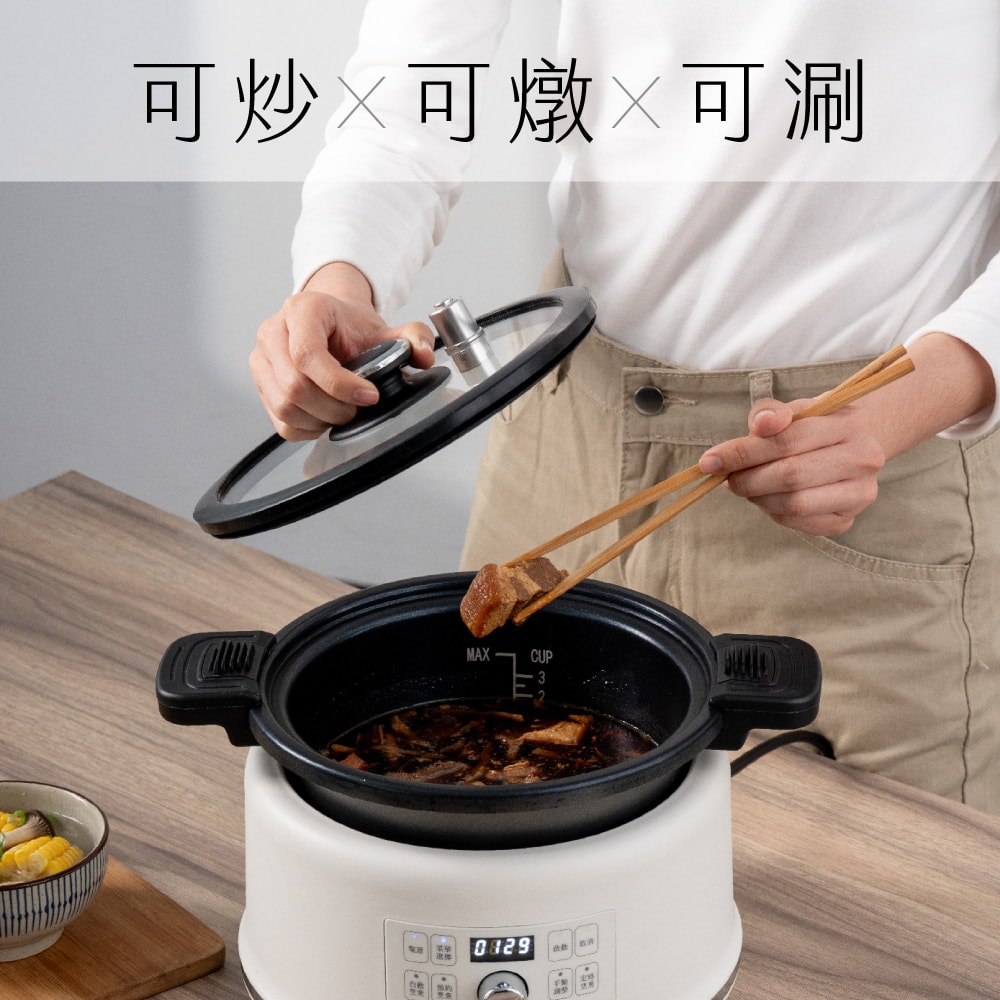 【KINYO】無水微壓好食鍋 2L( PCO-2550 )