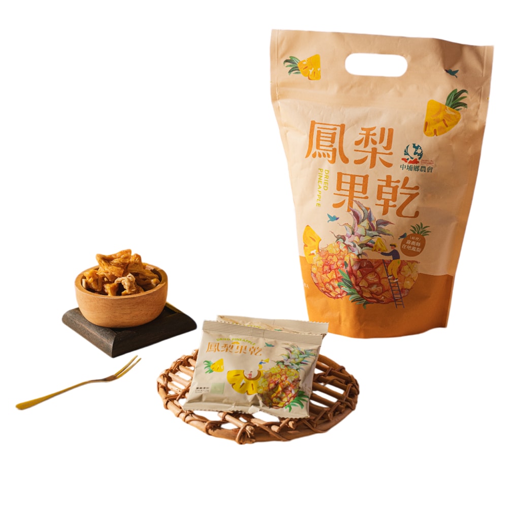 【中埔鄉農會】鳳梨果乾Dried Pineapple-3入組