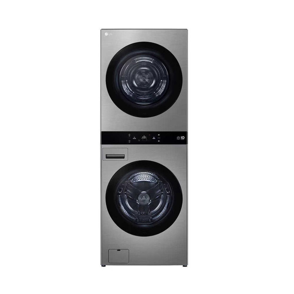 【LG 樂金】洗22公斤+乾20公斤 WashTower AI 智控洗乾衣機第二代 星辰銀 WD-S2220VM