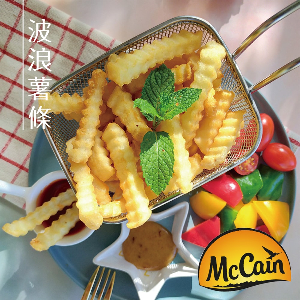 【McCain麥肯】洋蔥圈/細脆薯條/波浪薯條/微笑薯餅/黃金薯餅(6入超值組)