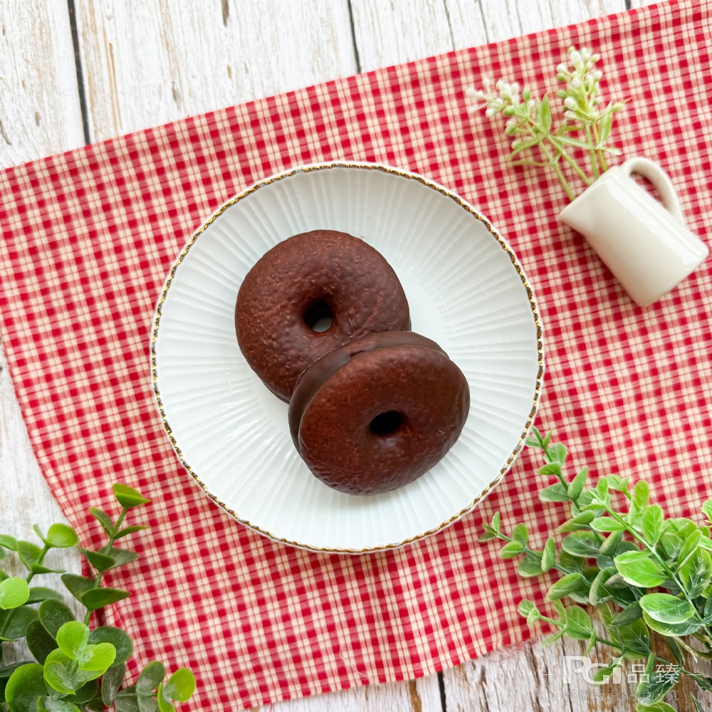 【Omeli】音樂派對甜甜圈(可可香草/香蕉牛奶)(300g)_3包組