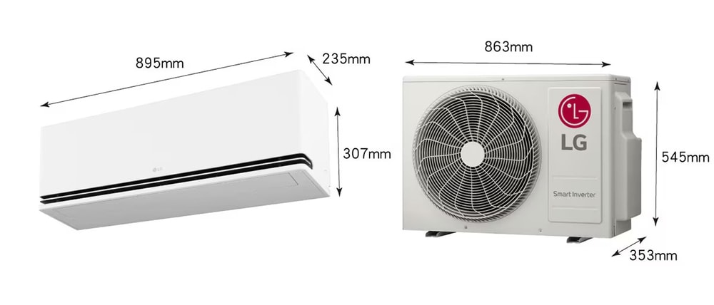 【LG 樂金】《多重好禮》LSU22DHS/LSN22DDHS WiFi雙迴轉變頻空調 極淨冷暖型 適用2-4坪 含基本安裝