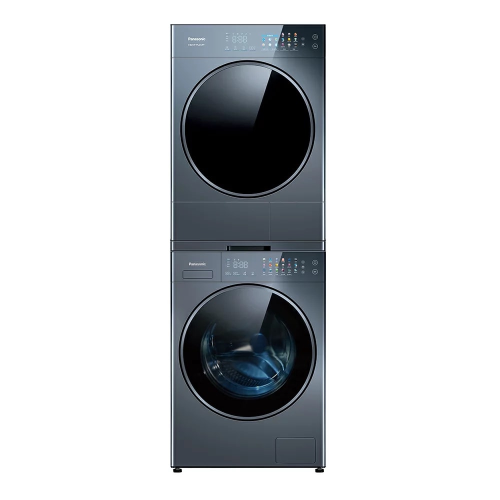 【Panasonic 國際牌】NA-VS120RW-B-NH-VS100HP-B 乾衣機+洗衣機(含標準安裝)