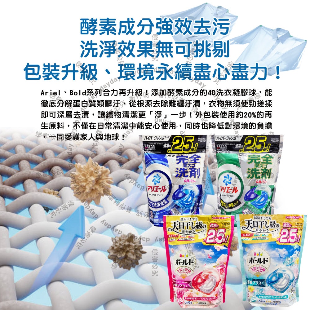 【P&G】4D酵素強洗淨去污消臭洗衣凝膠球28顆/袋(Ariel室內晾曬洗衣槽防霉,Bold持香柔順抗褶皺,濃縮洗衣膠囊,家庭號補充包,全洗衣機型適用)