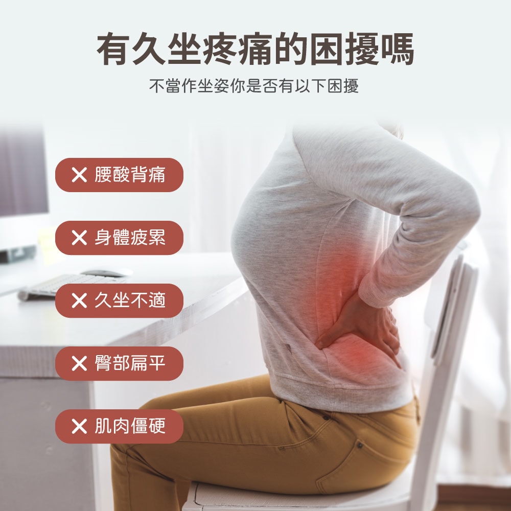 【寢室安居】釋壓慢回彈太空記憶棉坐墊/加高護腰靠墊-兩款可選