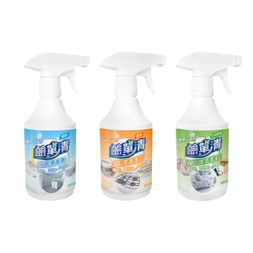 【鹼單清】清潔劑500ml/罐(浴廁/廚房/全效居家)
