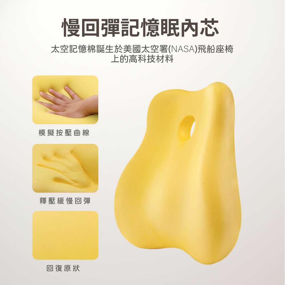 【寢室安居】釋壓慢回彈太空記憶棉坐墊/加高護腰靠墊-兩款可選