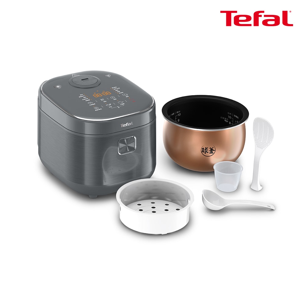 【Tefal 法國特福】IH熱旋球釜電子鍋-10人份 RK818AH0 (享台灣 30天無條件退貨保證)
