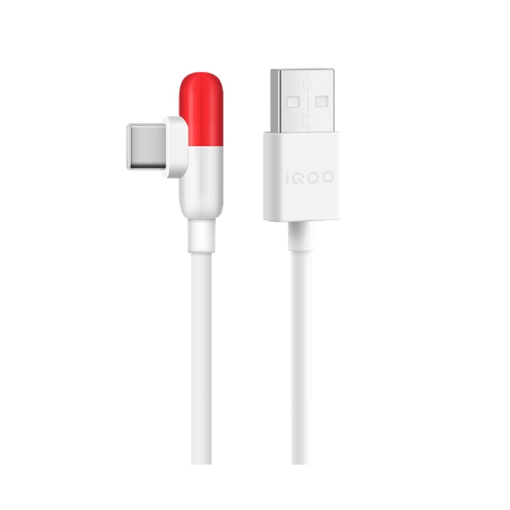 【vivo】原廠 iQOO 5A USB-A to Type-C 膠囊閃充充電線 1m -支援80W閃充 (盒裝)