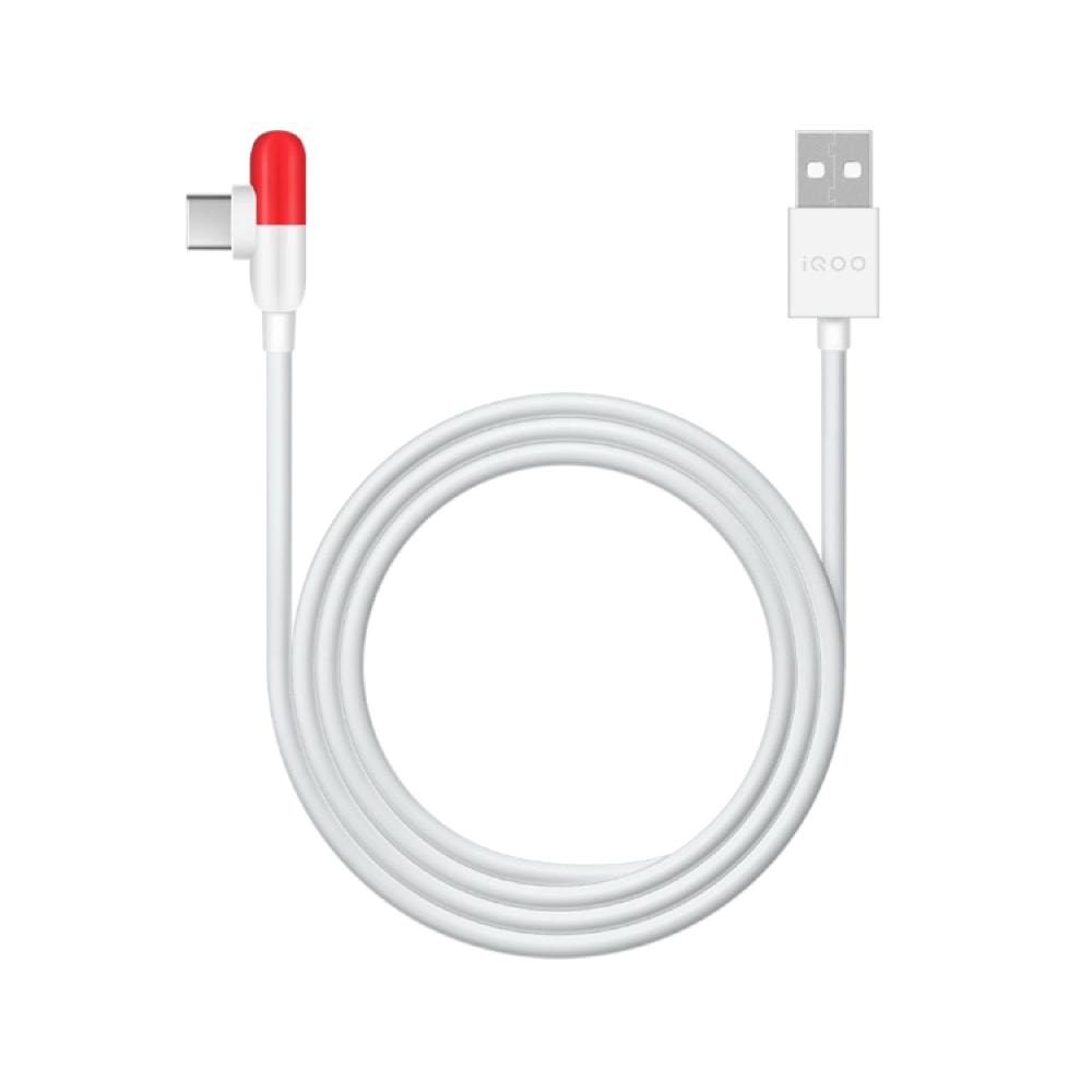 【vivo】原廠 iQOO 5A USB-A to Type-C 膠囊閃充充電線 1m -支援80W閃充 (盒裝)